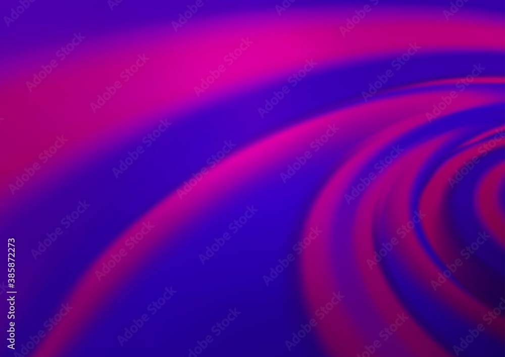 Obraz premium Light Purple vector glossy abstract background.