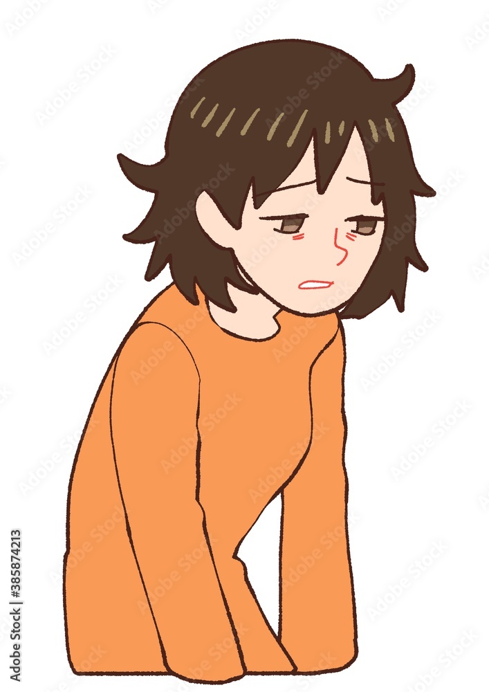 産後うつ、疲れ果てたお母さん
産後うつ、疲れ果てたお母さん