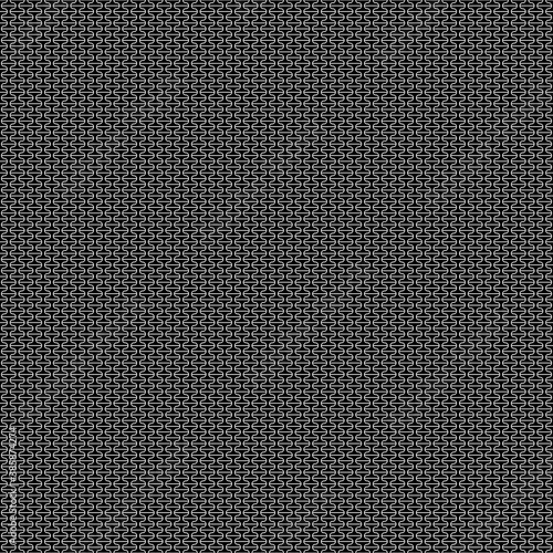 Seamless pattern with tiles ornament. Oriental ornamentation with repeated dumbbells shapes. Window tracery wallpaper. Grid motif background. Digital paper, textile print, web design. Vector art image