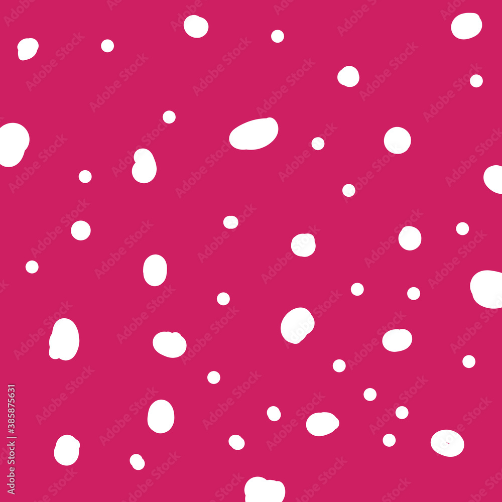 Polka hand drawn dot background colored, simple design white background EPS Vector Polka hand drawn dot background colored, simple design white background EPS Vector