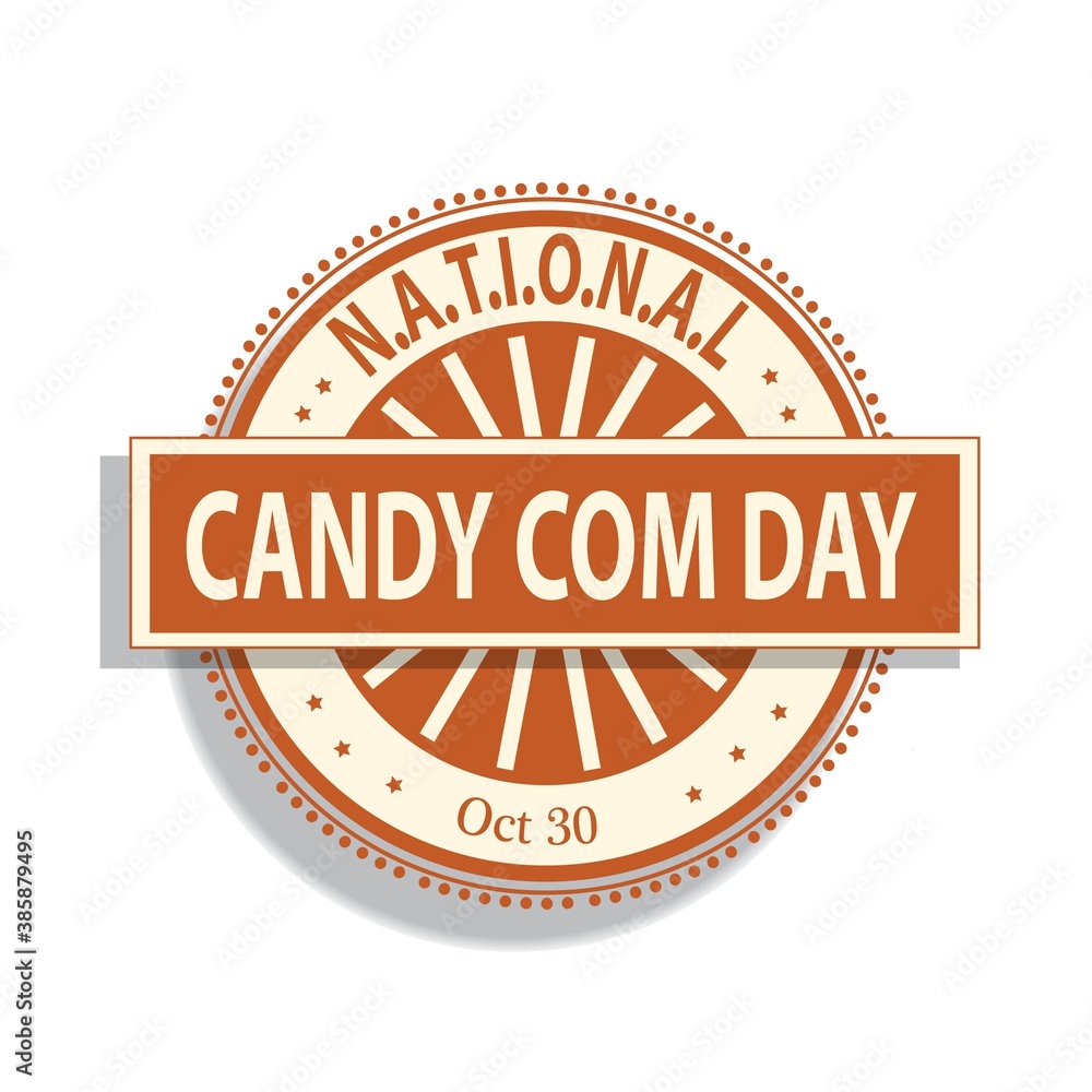 National Candy Com Sign and Badge