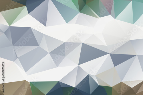 Dark Multicolor vector abstract Low Poly background. Colorful
