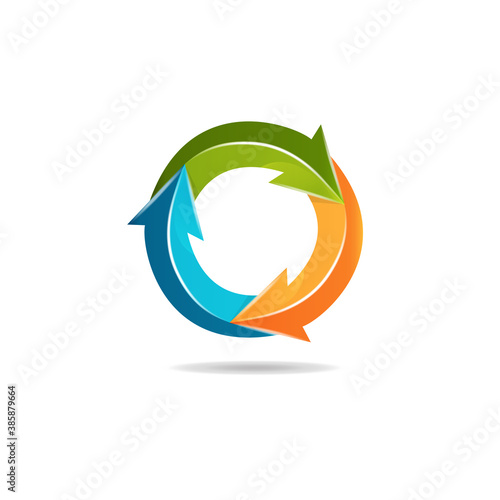 Vector Of Arrows Business Logo Icon 