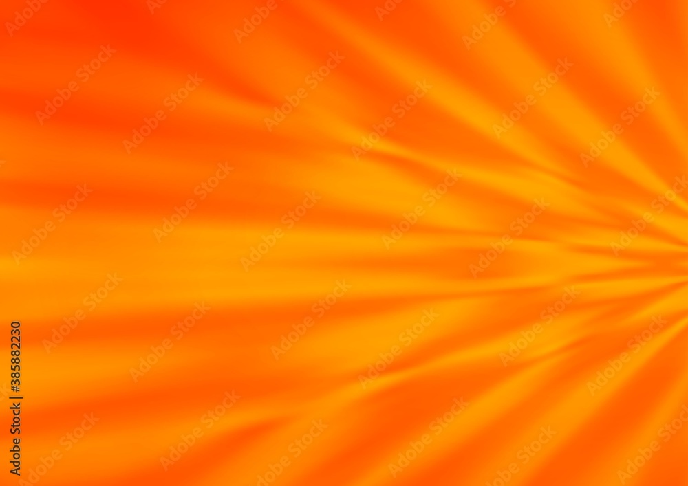 Light Orange vector abstract bokeh pattern.
