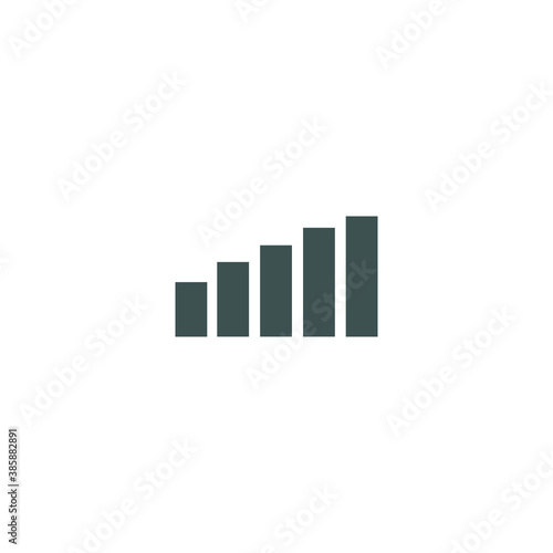 Business growth  business rise  diagram  chart  development icon isolated on white background EPS Vector