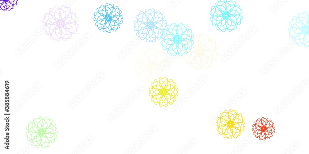Light Purple, Pink vector natural layout with flowers. Light Purple, Pink vector natural layout with flowers.
