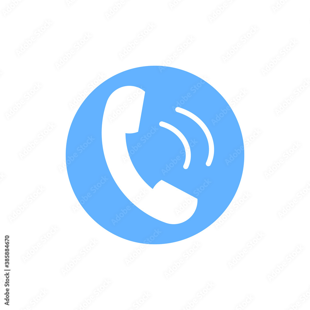Phone contact, contact us, communicating via phone web icon isolated on white background EPS Vector Phone contact, contact us, communicating via phone web icon isolated on white background EPS Vector