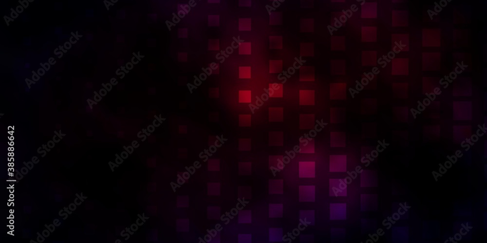 Dark Pink, Red vector layout with lines, rectangles.