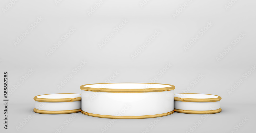 Minimal scene with podium and abstract background. white colors scene. Trendy 3d render for social media banners, promotion, cosmetic product show. Geometric shapes interior. Minimal scene with podium and abstract background. white colors scene. Trendy 3d render for social media banners, promotion, cosmetic product show. Geometric shapes interior.