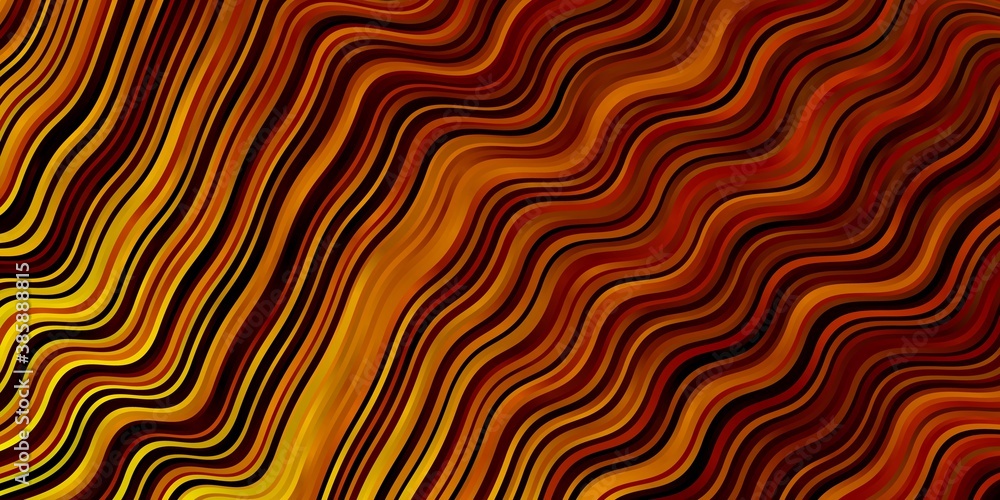 Light Orange vector backdrop with curves. Light Orange vector backdrop with curves.
