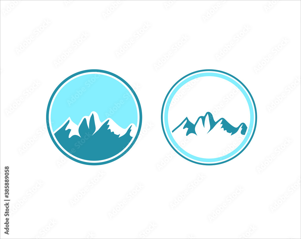 A collection of alpine mountains images. A collection of alpine mountains images.