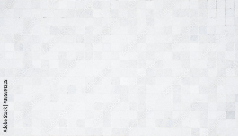 Closeup shot of tile mosaic white and gray pattern background. Closeup shot of tile mosaic white and gray pattern background.