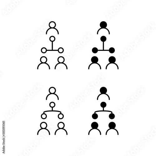 Management structure icon