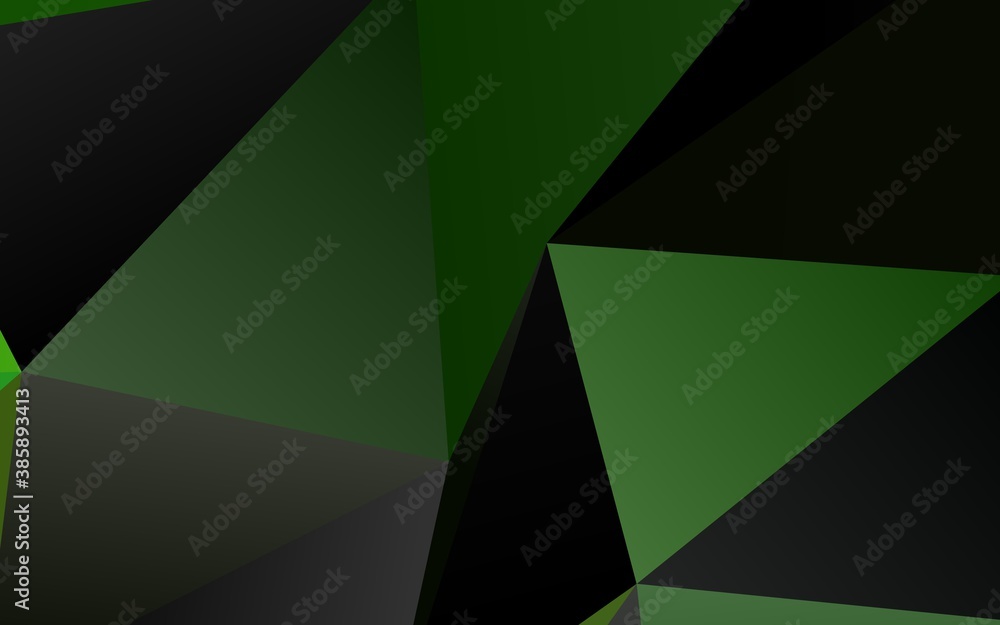 Light Green vector polygon abstract background. Light Green vector polygon abstract background.