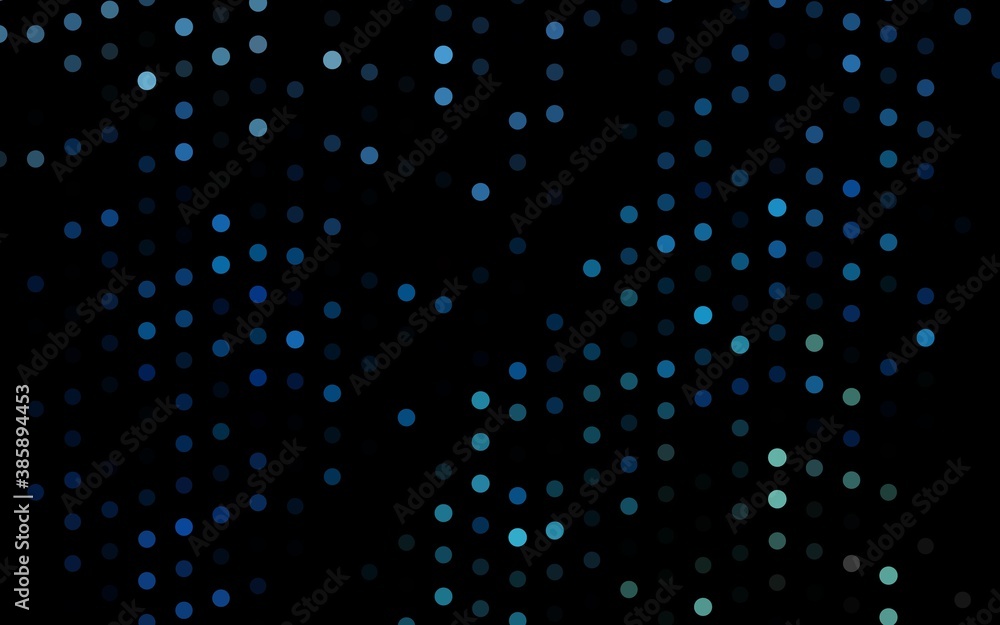 Dark BLUE vector cover with spots. Dark BLUE vector cover with spots.