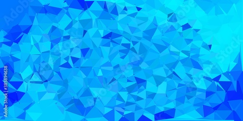 Light blue vector geometric polygonal wallpaper.