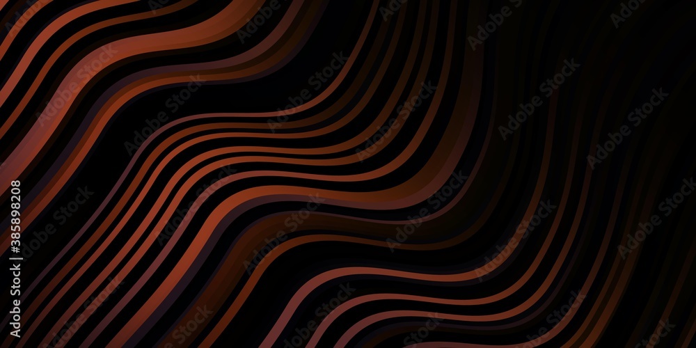 Dark Pink, Yellow vector backdrop with curves. Dark Pink, Yellow vector backdrop with curves.