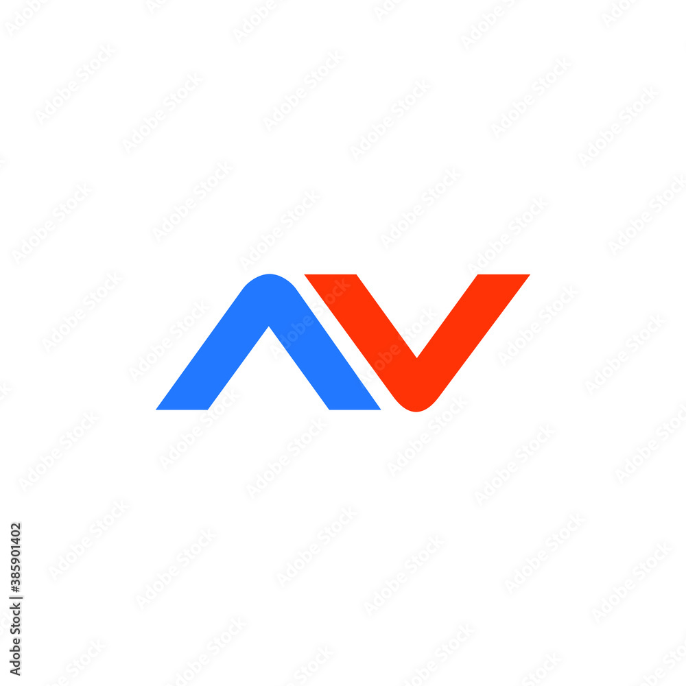 AV letter icon design on white background. Creative letter AV/A V logo design. BD initials Logo design AV letter icon design on white background. Creative letter AV/A V logo design. BD initials Logo design