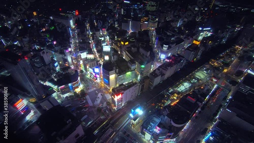 渋谷交差点夜０１