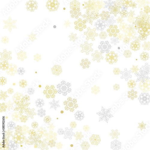 Wallpaper Mural Christmas and New Year snowflakes Torontodigital.ca