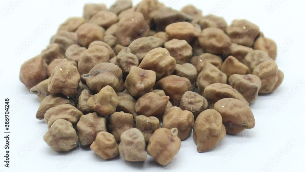 Black chickpeas on white background Black chickpeas on white background
