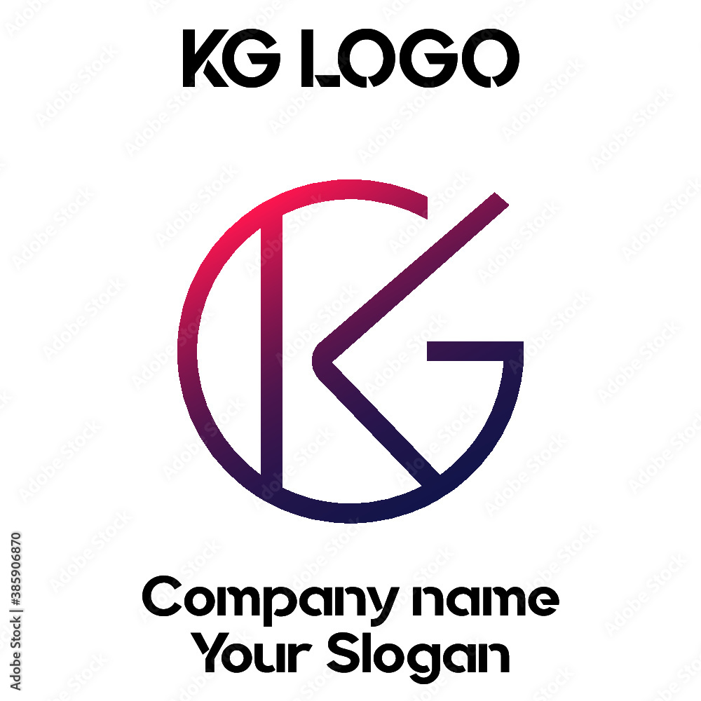 KG Initial Logo for company and individual names KG Initial Logo for company and individual names