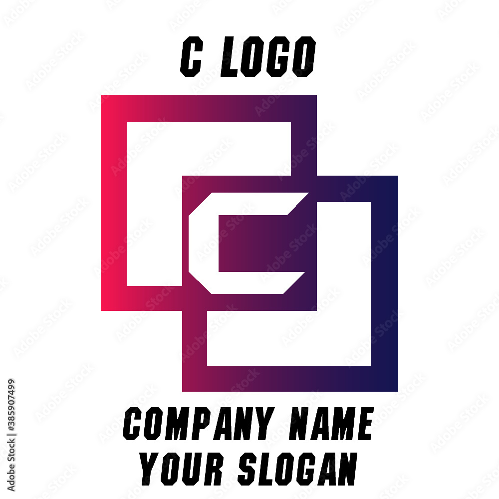 C Initial Logo for company and individual names C Initial Logo for company and individual names