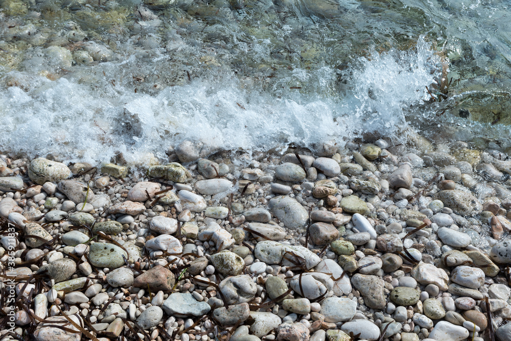shore with stones shore with stones