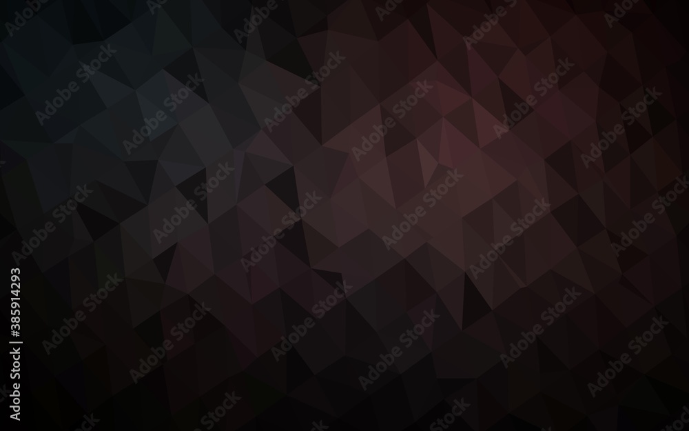Dark Black vector low poly layout. Dark Black vector low poly layout.