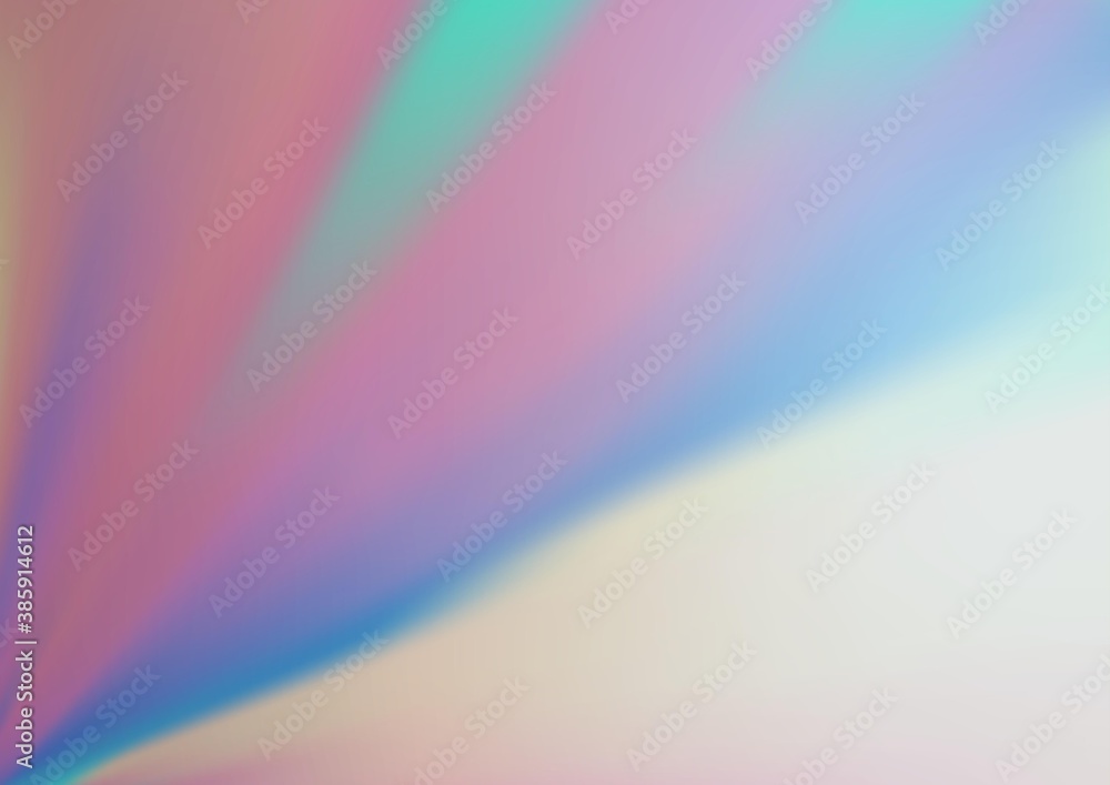Fototapeta premium Light BLUE vector bokeh and colorful pattern.