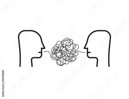 two person with difficult communion