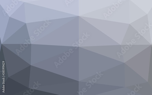 Light BLUE vector polygon abstract layout. © Dmitry