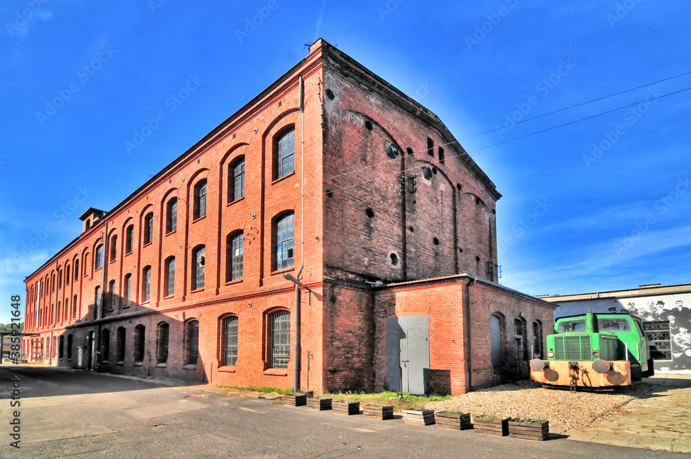 Stare budynki tkalni w Żyrardowie