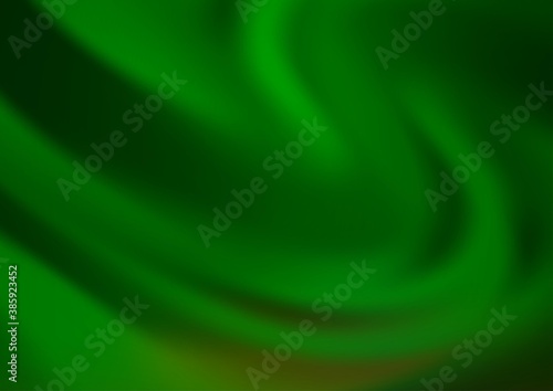 Light Green vector blurred and colored template.