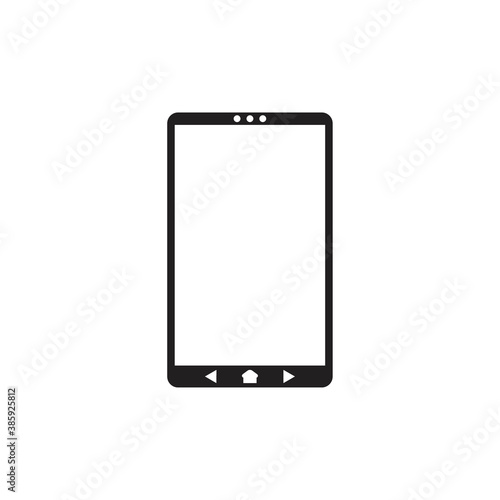 smart phone icon logo design vector