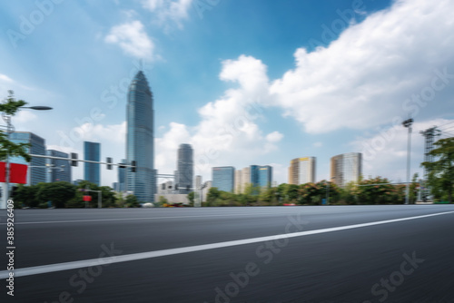 Roads and high-rise buildings in modern cities © 昊 周