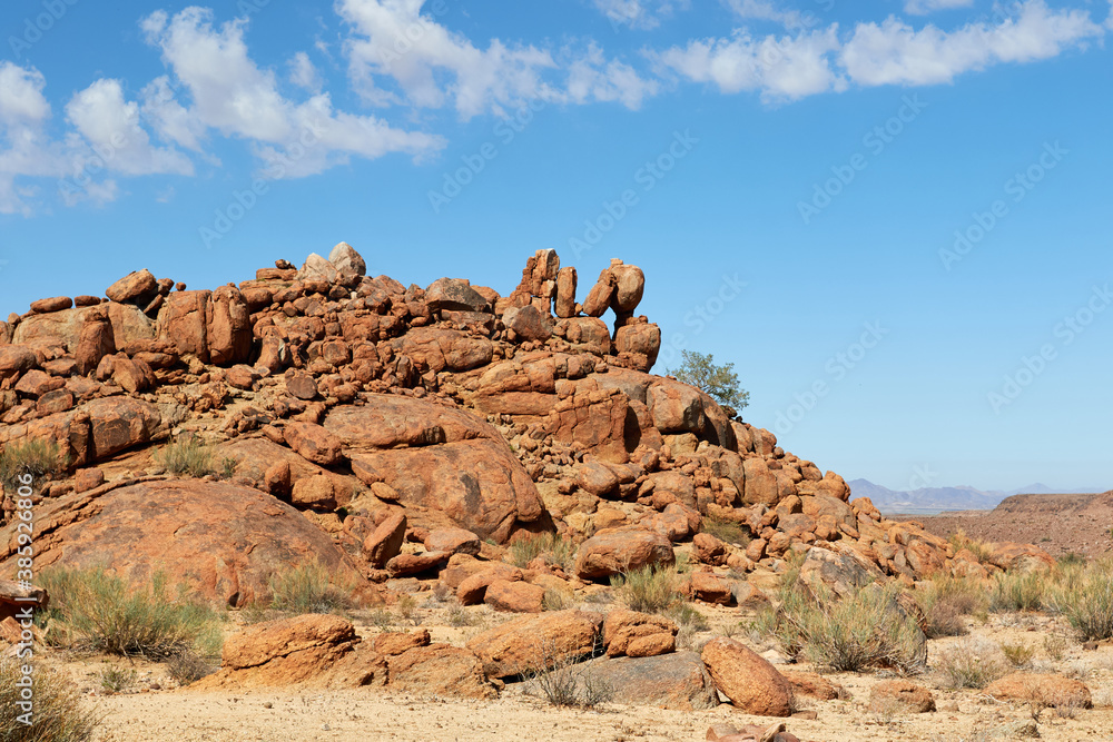 Rocky hills in the Namib desert