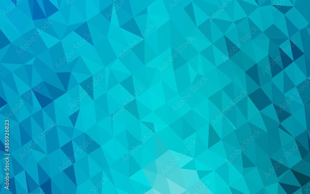 Light BLUE vector abstract polygonal layout.