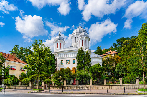 Annunciation church (Buna vestire) orthodox church in the center of Brasov, Transylvania, Romania