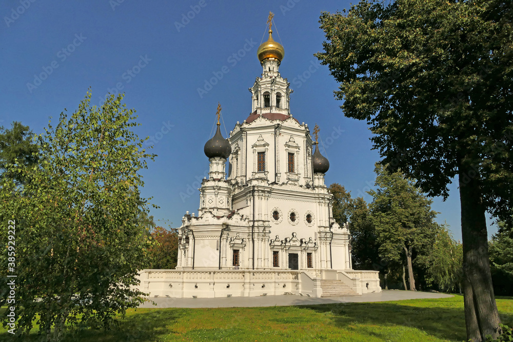 Trinity Church in the Trinity-Lykov (1690). Moscow (2020).