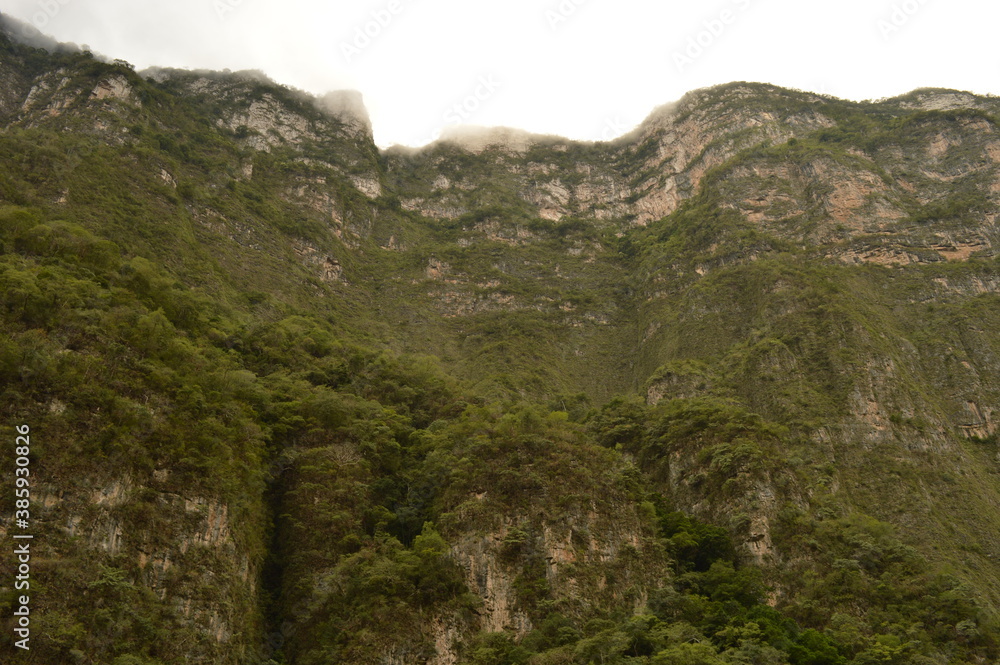 The dramatic gorge and Sumidero Canyon in Chiapas, Mexico The dramatic gorge and Sumidero Canyon in Chiapas, Mexico