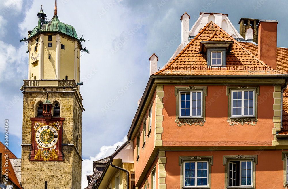 Obraz premium historic old town of Memmingen in germany