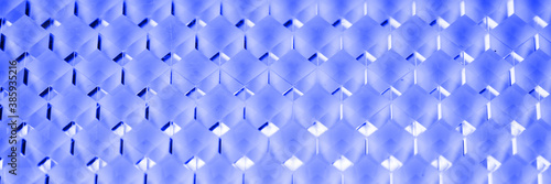 Blue abstract texture, pattern, background. Blue panoramic background