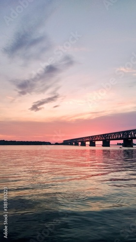 Wallpaper Mural sunset over the sea Torontodigital.ca