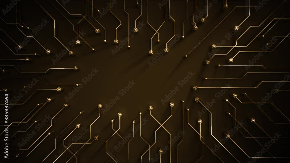 Abstract Cyber Technology Chipset Motherboard Background Animation/ 4k animation of an abstract computer motherboard chipset technology background with glowing autofill reveal effect Abstract Cyber Technology Chipset Motherboard Background Animation/ 4k animation of an abstract computer motherboard chipset technology background with glowing autofill reveal effect