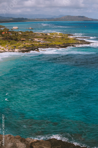 Fototapeta Naklejka Na Ścianę i Meble -  Makapuu lookout, east Oahu coast, Hawaii
