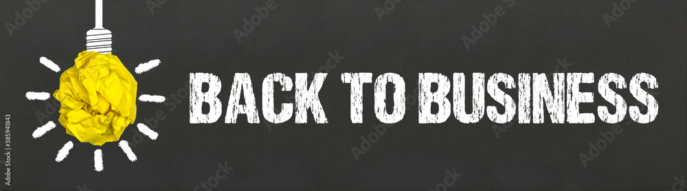 Fototapeta premium Back to Business