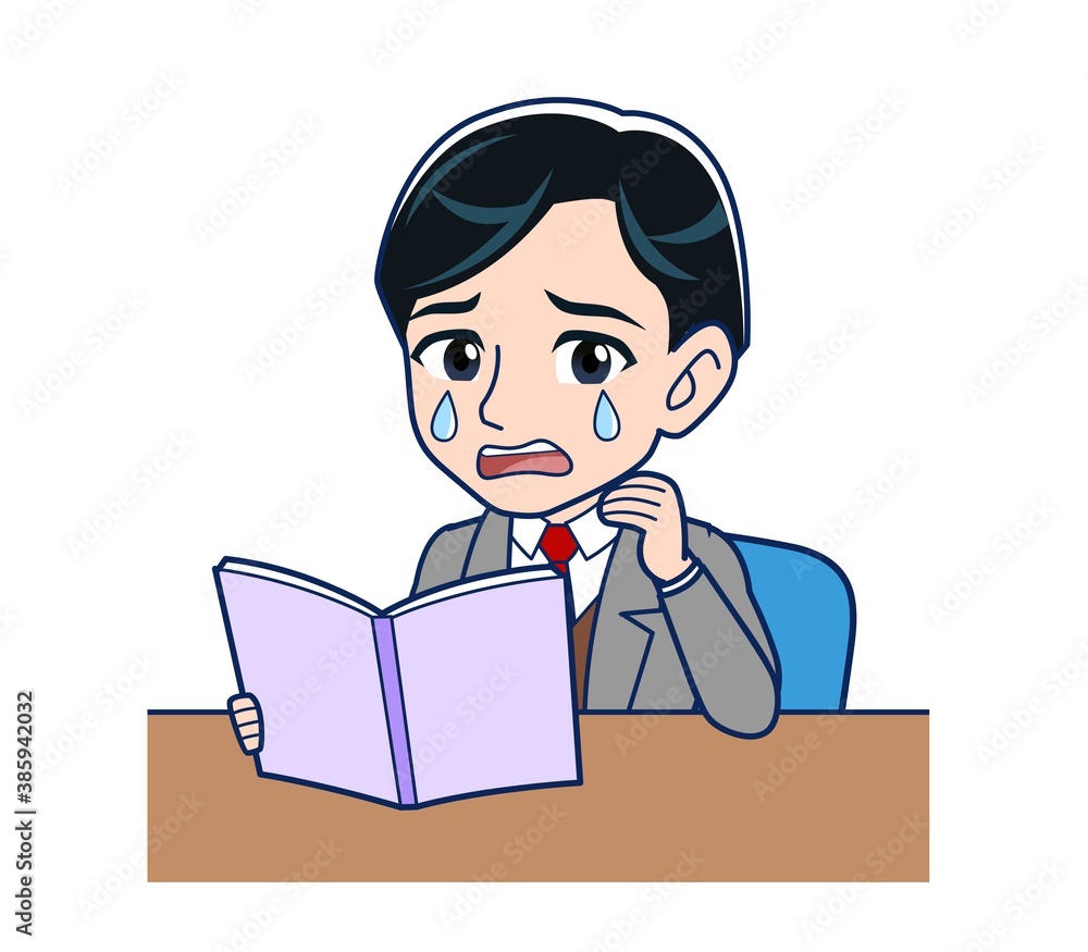 Male teacher in a gray jacketA