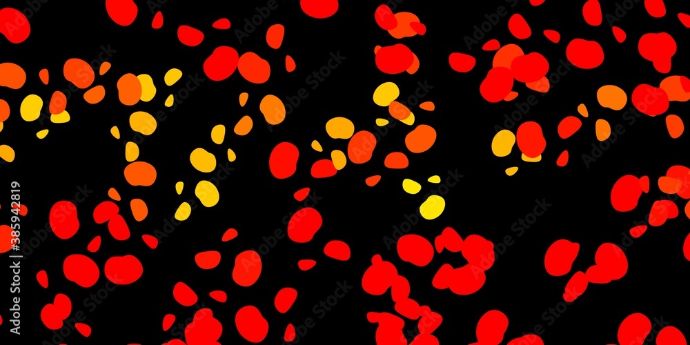 Dark orange vector background with random forms. Dark orange vector background with random forms.