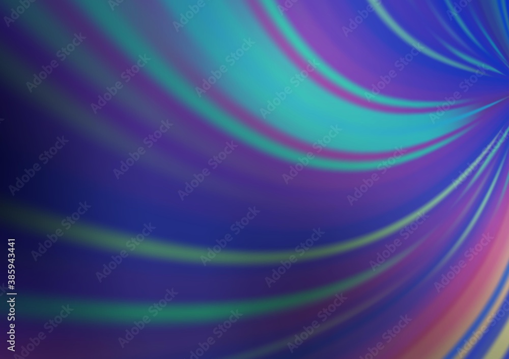 Fototapeta premium Light BLUE vector abstract template.